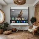 Tripod Projector Screen 244x244cm