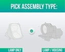 لمبة بروجيكتور Panasonic PT-F200 Projector Lamp / ET-LAF100